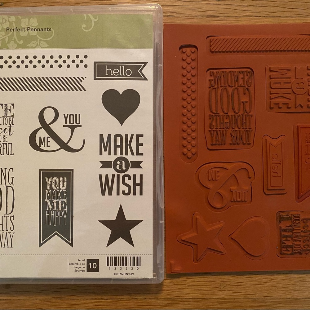 CLEARANCE! Stampin’ Up! Perfect Pennants Stamp Set